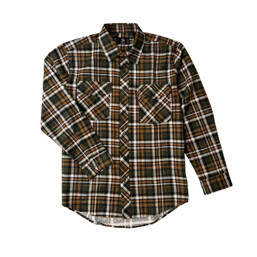 Swanndri Flannelette Egmont Shirt Mens Full Button