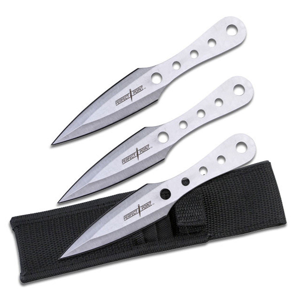 PERFECT POINT SET OF 3 THROWERS - SILVER