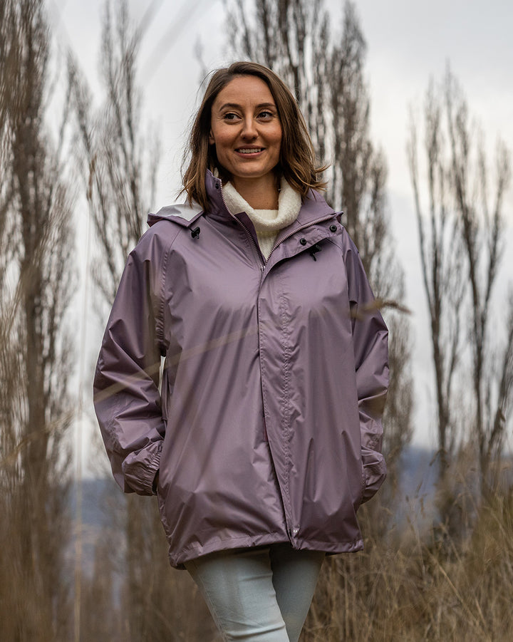 Rainbird Stowaway Jacket Unisex Lilac Ash