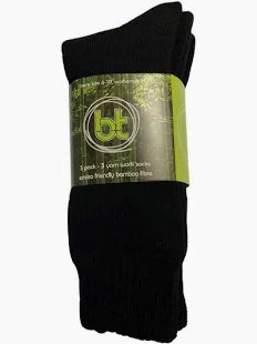 Bamboo Textiles Work Socks - 3 Pack