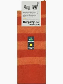 HUMPHREY LAW ALPACA WOOL BLEND HEALTH SOCK -STRIPED