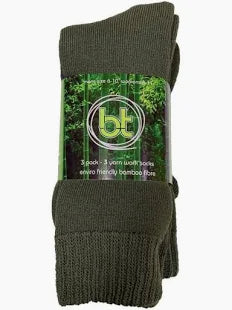 Bamboo Textiles Work Socks - 3 Pack