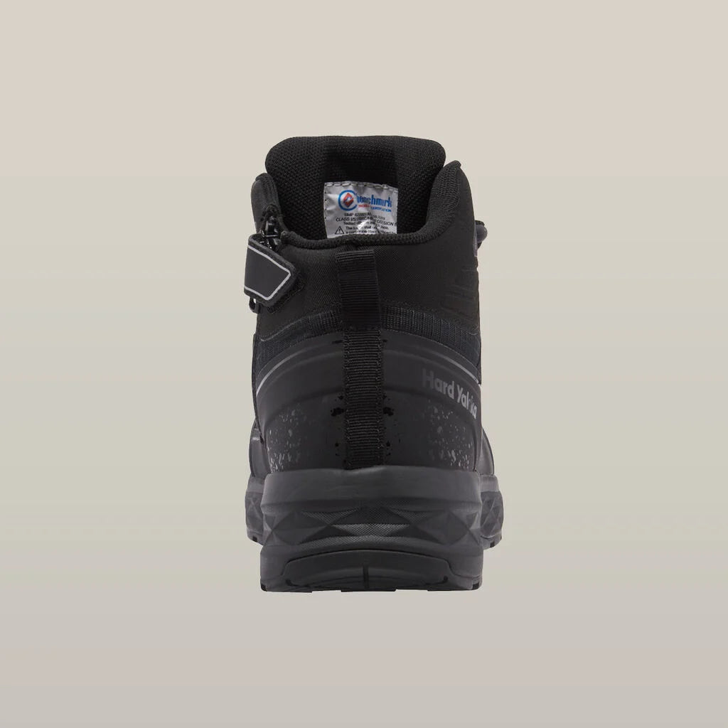 HARD YAKKA X MID WORK BOOT BLACK