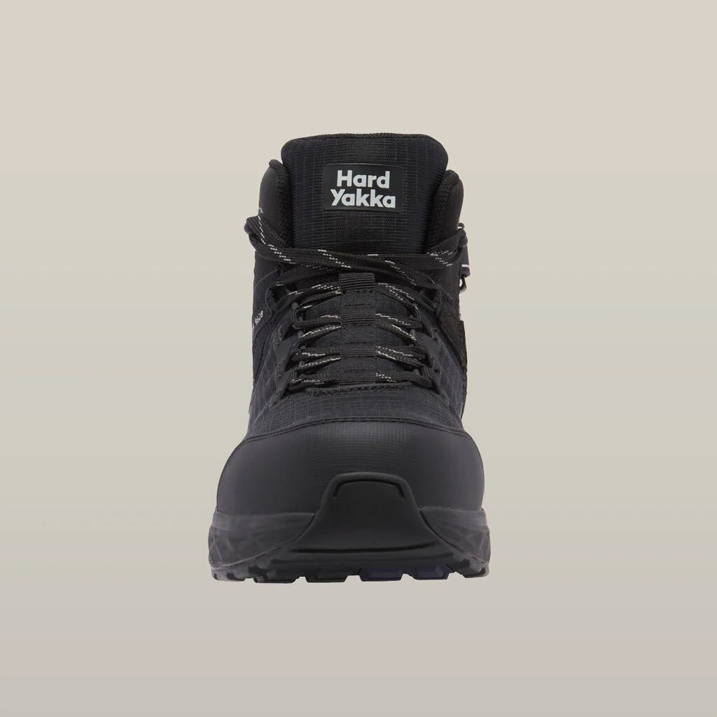 HARD YAKKA X MID WORK BOOT BLACK