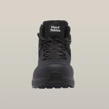 HARD YAKKA X MID WORK BOOT BLACK