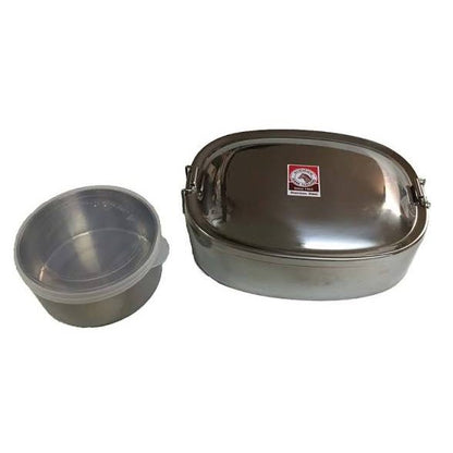 Zebra Oval Lunch Box w/ Smart Lock